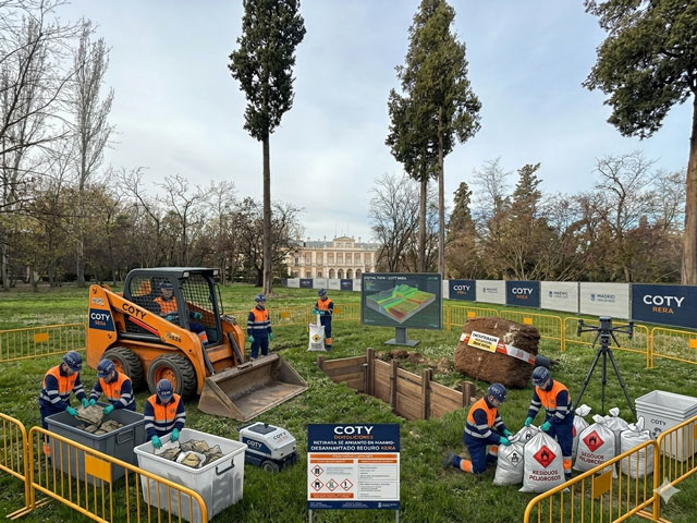 Demolición Hitos Geodésicos Jardines Aranjuez | Coty | Patrimonio