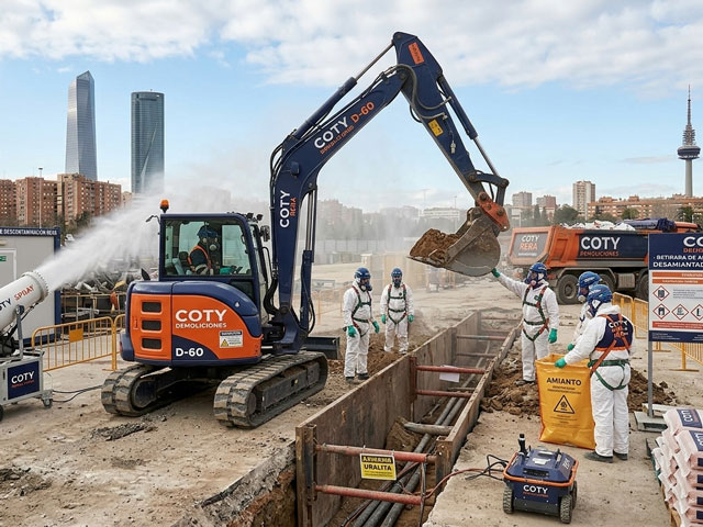 Excavación de Zanjas en Madrid | Canalizaciones y Pocería | Coty