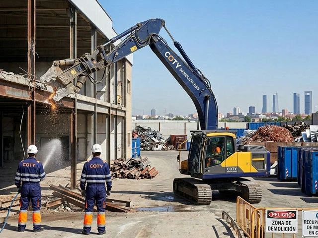 Demolición Industrial Madrid: Gestión de Residuos y Metales